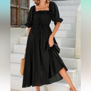 Elegant Black Women's Dress